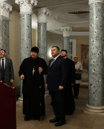 Губернатор Игорь Руденя в Торжке посетил храмовый комплекс Собора Преображения Господня и Новоторжский Борисоглебский монастырь